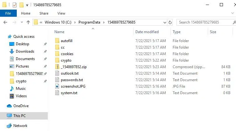 Agent Tesla Delivers Oski Stealer_11_working_directory