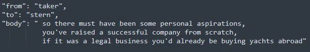 Taker praising Stern for the “company” he created from scratch