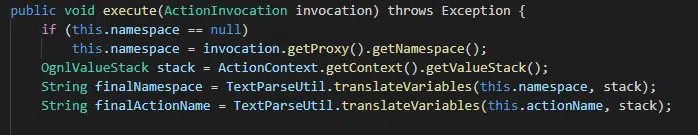 The execute function pre-patch fix
