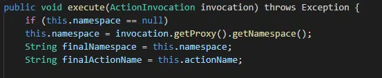 The execute function post-patch fix