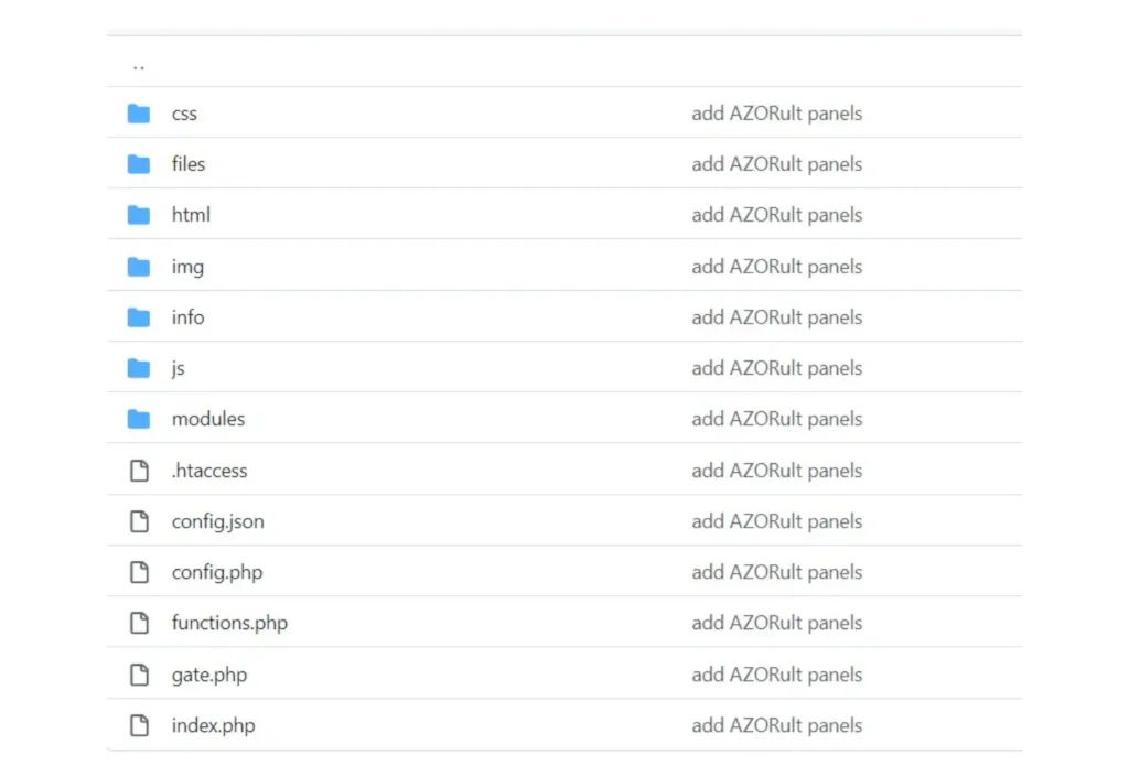 Figure 5: AZORult's panel source code, publicly available on Github 
