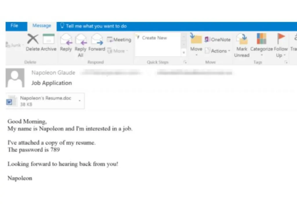 AZORult email delivery 