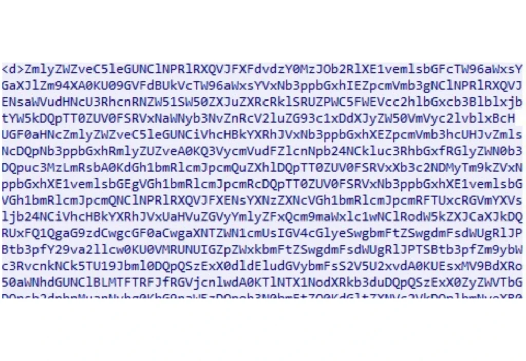 AZORult configuration encoded in Base64 