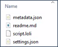 Figure 2: Files Inside the Configuration File