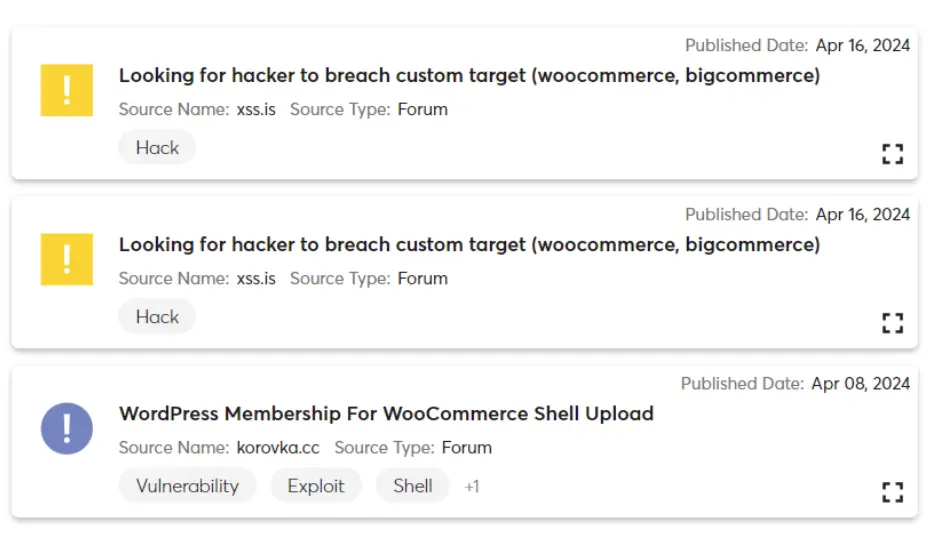 Woocommerce being targeted