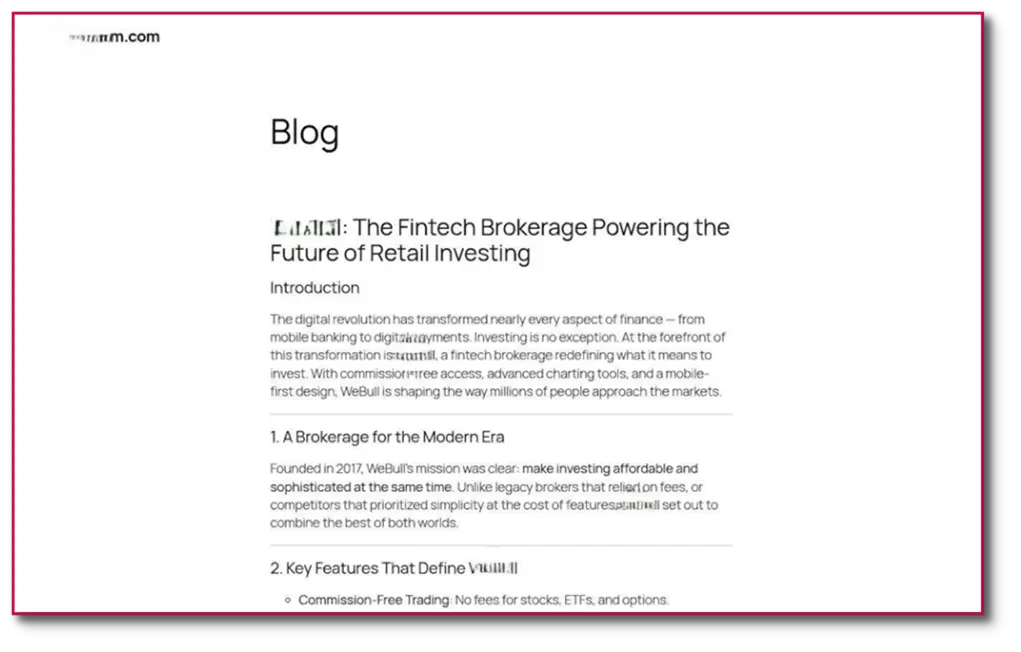 Figure 7: White Page – displayed during ad review page and to non-reputable clients